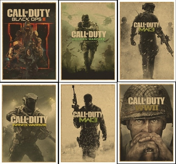 Call of Duty World At War Video Game Poster – Aesthetic Wall Decor