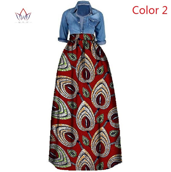 Dashiki skirts shop plus size