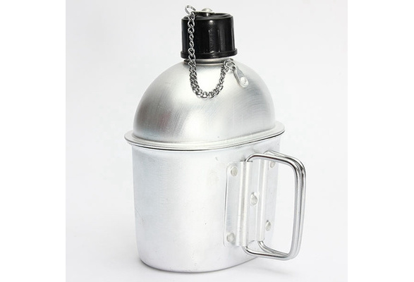 Details about / Outdoors Camouflage Bag Army Green Kettle Water Bottle with Lunch Box Set Hiking
