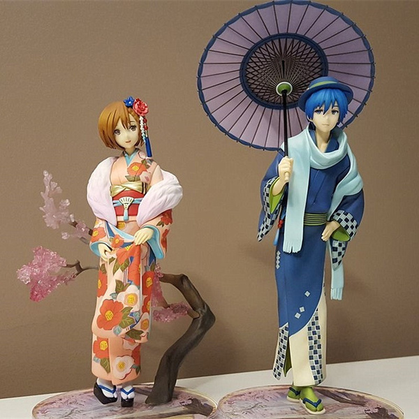 Stronger Vocaloid KAITO Flowers Kimono Ver PVC Figure Anime Toy Gift