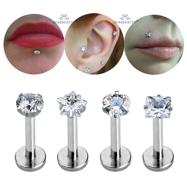 Flat end nose ring sale