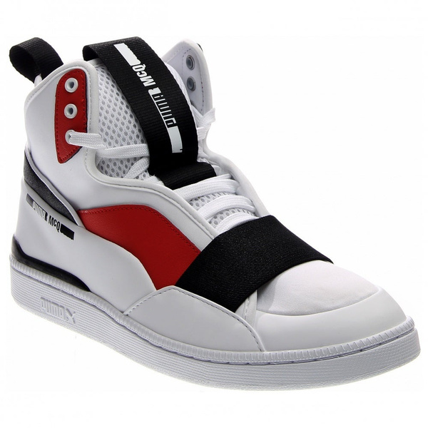 Puma brace mid shop alexander mcqueen black white