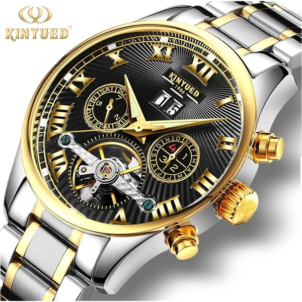 Montres Orologio Reloj KINYUED Brand Luxury Wristwatch Automatic