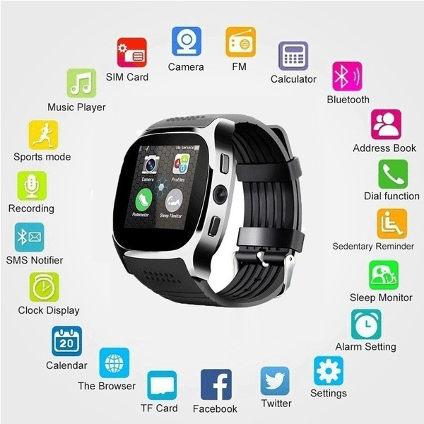 T8 cheap smartwatch whatsapp