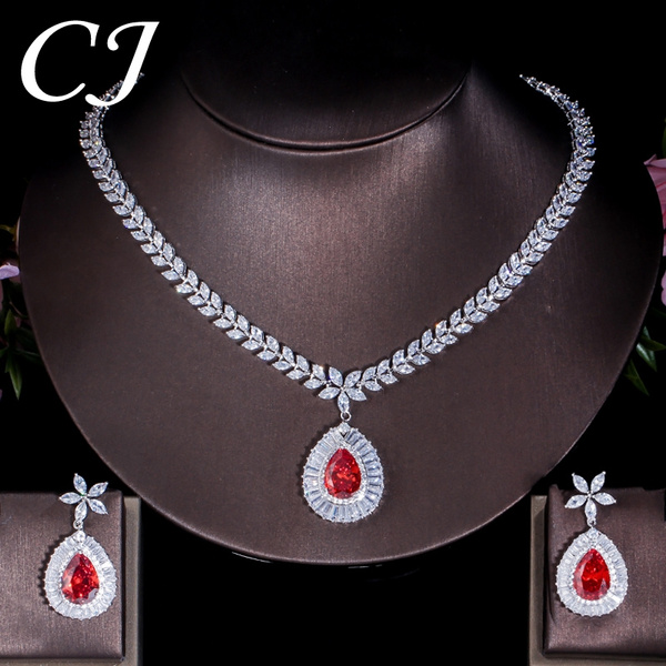 diamond costume jewelry sets