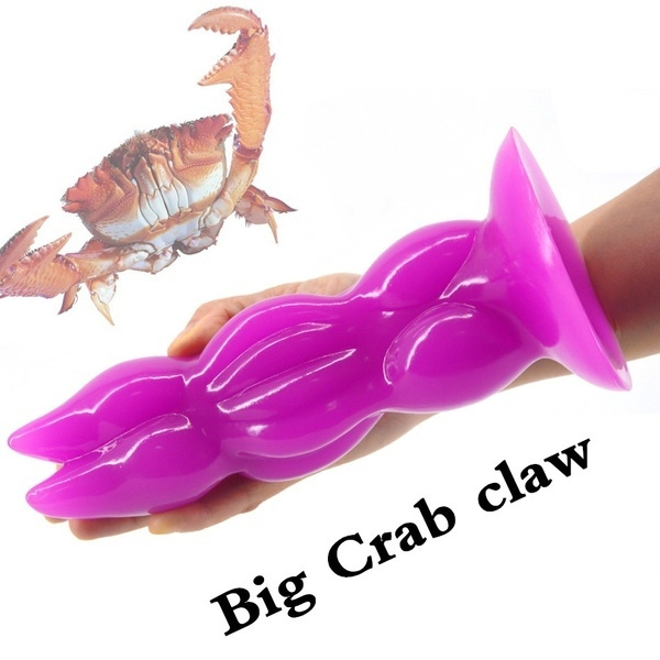 Cheap Hot Big Crab Claw Dildo Adult Game Gay Animal Sex Toy Suction Cup Woman Butt Plug Product Shop