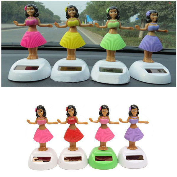 solar hula dancer for car