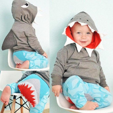 Boy, Shark, hooded, Pocket