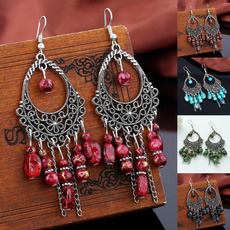 Tassels, Hoop Earring, Dangle Earring, Jewelry