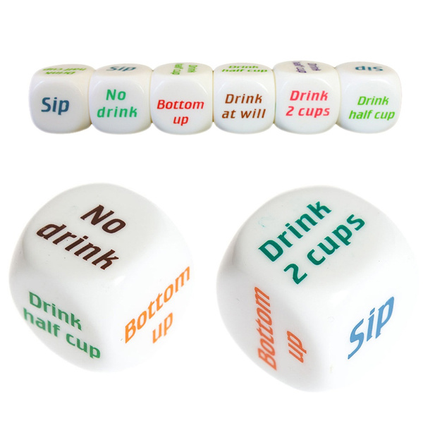 Party Drinking Dice Decider Game Pub Toy Adult Stag Hen s A4I9 