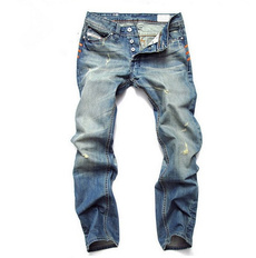 bleu, jeanslim, unpantalon, Bottom