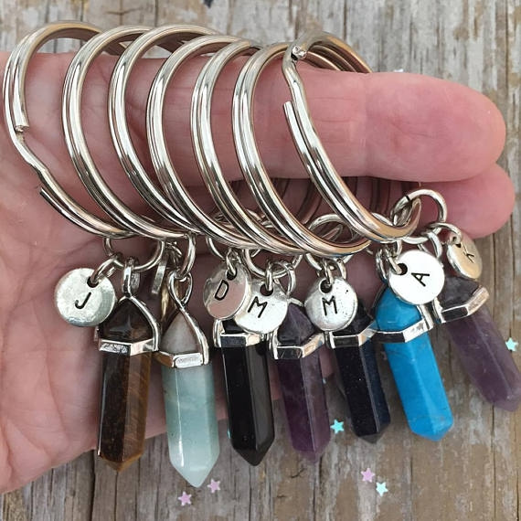 amethyst keyring