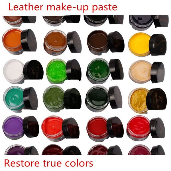 47 Colors 50ml Horse Oil Leather Care Agent Silver Golden Leather Dyeing Coloring Agent for