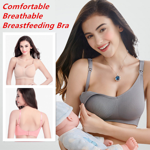 Nursing Bra Cute Dot Maternity Breastfeeding Bra Prevent Sagging for  Pregnant Women Underwear Feeding Bra