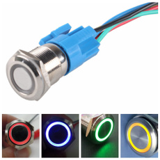 led, metalswitch, Switches & Wire, pushbuttonswitch