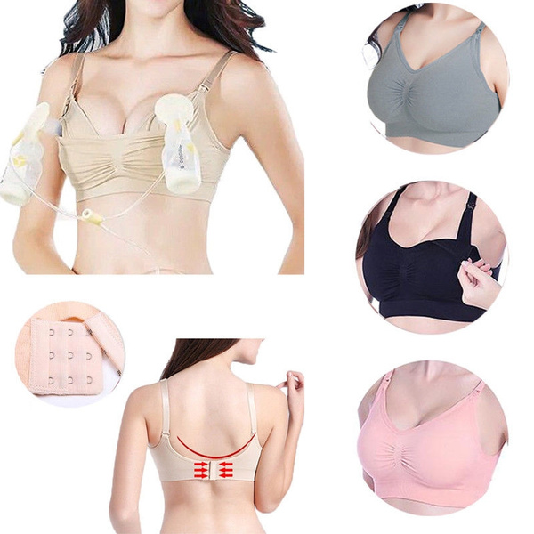 Cheap Breast Pump Bra Maternity Nursing Bra for Feeding Hand Free