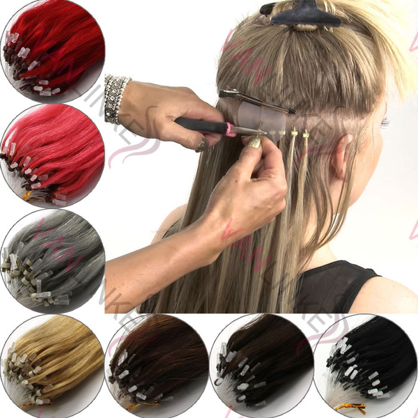 Hair extensions micro beads clearance human hair