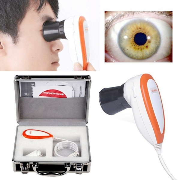 5.0 USB Iriscope Iris Analyzer Iridology Camera Pupilometer + Software ...