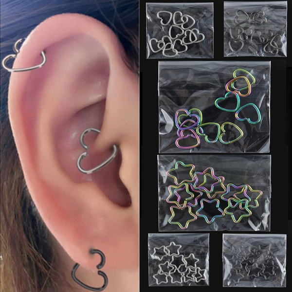 Heart shaped helix on sale piercing