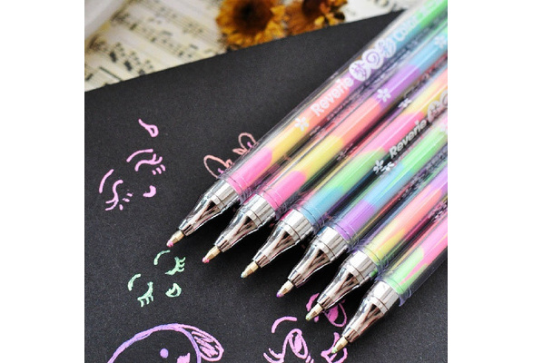 Creative Highlighters Gel Pen School Office Supplies Stationery 1 L1N9 O8T1 E7G0 