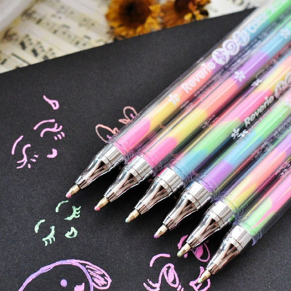 Creative Highlighters Gel Pen School Office Supplies O8T1 A4L3 Stationery 1 E3X6 