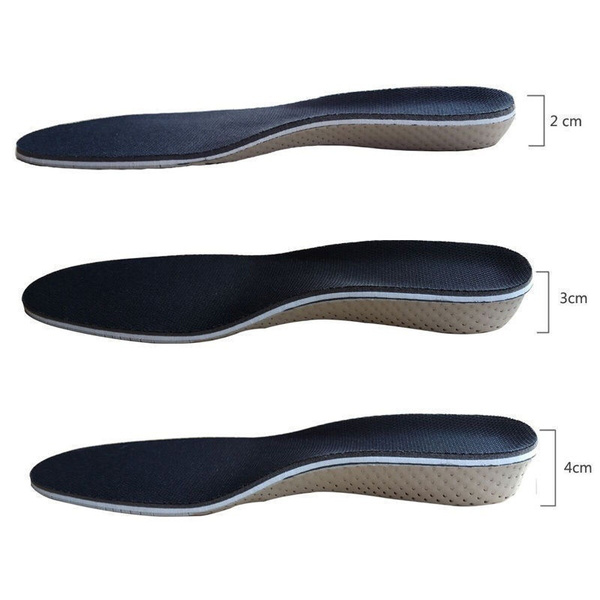 Air Cushion Height Soft Plantar Increase Elevator Shoe Insoles Lifts Pad Taller 
