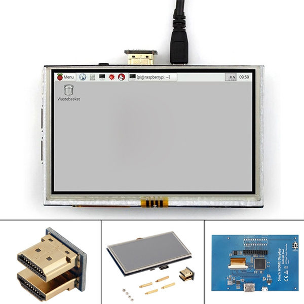 5 Inch 800x480 HDMI Touch Screen TFT LCD Display For Raspberry Pi 2 ...