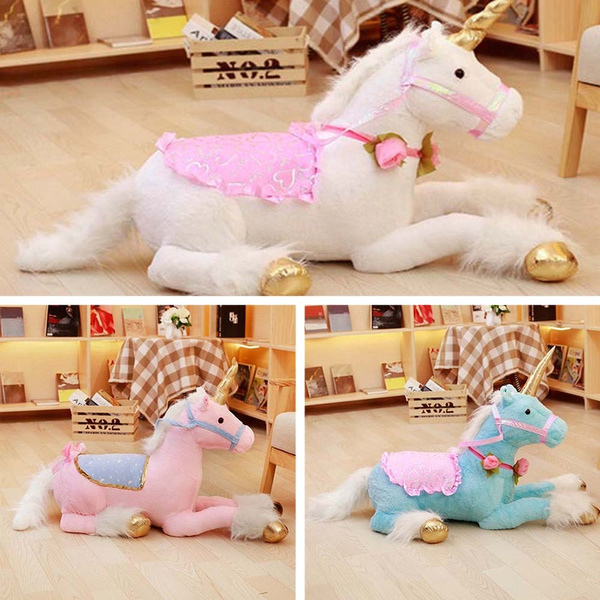 large unicorn plush toy