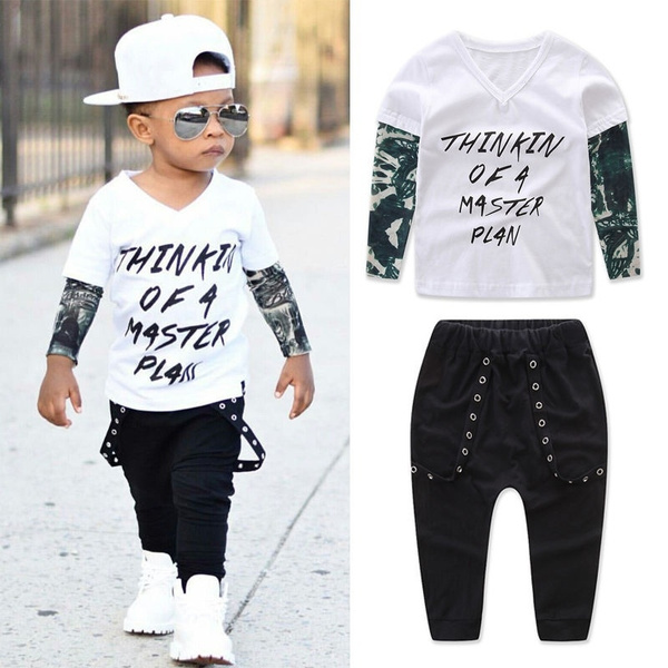 BABY&KIDS - Spring Kids Boys Clothing Set Spring Autumn Kids