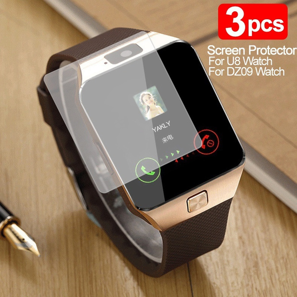 3PCS U8 Bluetooth Smart Watch Clear LCD Screen Protector Protective Film  (Color: Transparent) | Wish