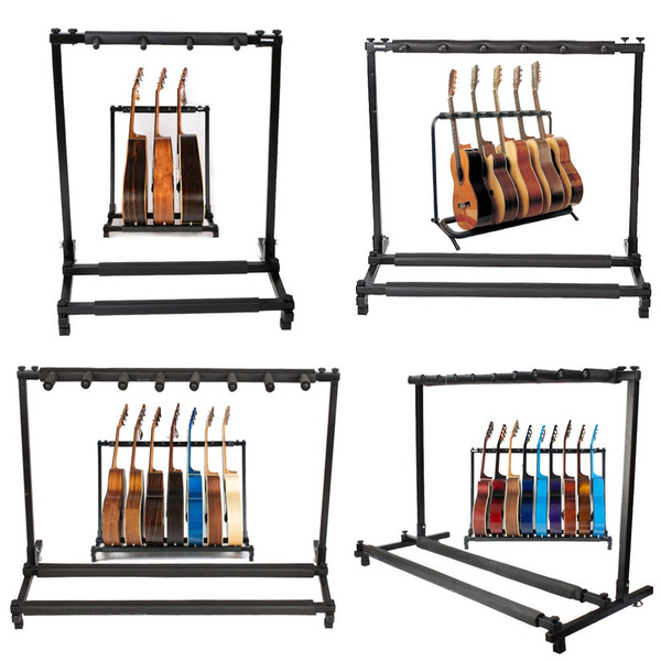 Guitar Stand Multiple Guitars Electric
 - Multi Folding 3 5 7 9 Guitar Stand For Acoustic Electric Bass Guitars Stand Holder Stage Folding Rack Wish