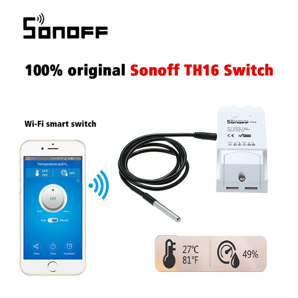 Smart Home Waterproof Sonoff Sensor Temperature Humidity
