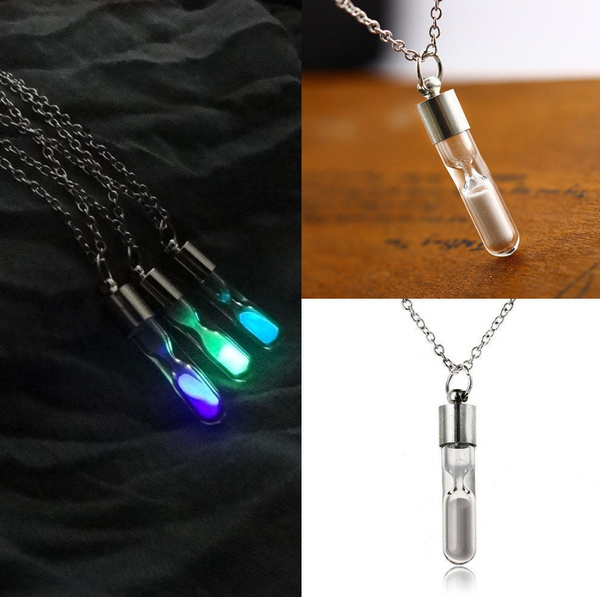 sand timer pendant