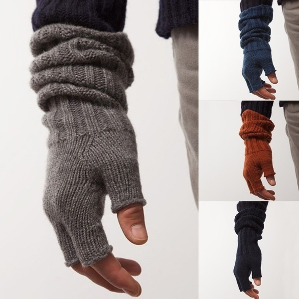 fingerless gloves mens fashion