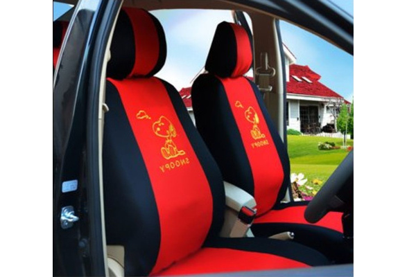 snoopy car seat covers set