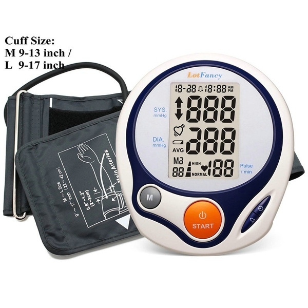 Automatic Digital Upper Arm Blood Pressure Meter Portable BP