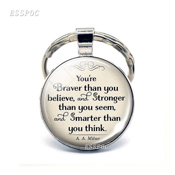 JDX You are Braver Than You Believe Stronger Than You Seem Smarter Than You Think Positive Bracelet 