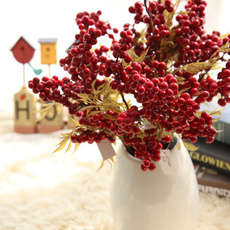 redhollyberry, Home & Kitchen, Flowers, Christmas