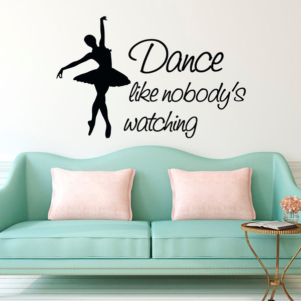 Like No S Watching Ballerina Wall Stickers Vinyl Decals Diy Wallpaper For Girls Room Home Decor Wish - Ballerina Wall Decals Like No S Watching Ballerina Wall Stickers Vinyl Decals Diy Wallpaper For Girls Room Home Decor Wish - Ballerina Wall Decals