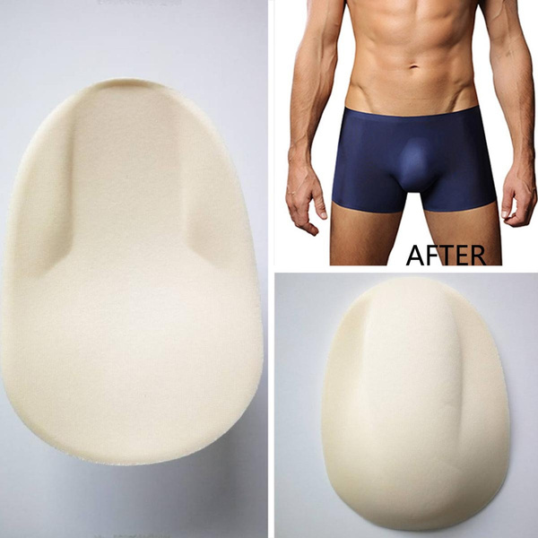 Men's sponge pad swimming trunks shaping 3d cup men's underwear general  breathable underwear cup