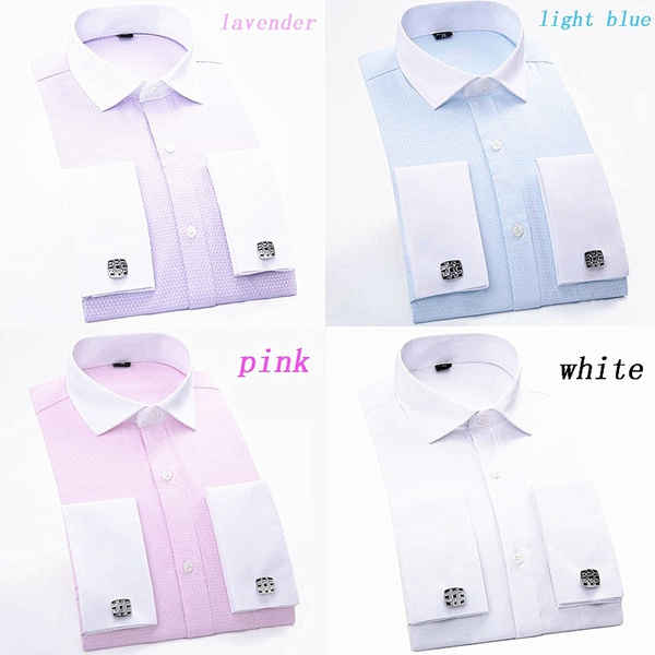 white long sleeve business shirt