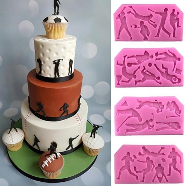 Football (soccer) cake topper - wedding photo by Harrison Hurwitz  Photography | Wedding Inspiration Board | Junebug Weddings