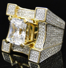 Cubic Zirconia, goldplated, Engagement, jeweleryampwatche