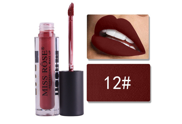 MISS ROSE Miss Rose matte Lip gloss Paint nude lipstick Waterproof