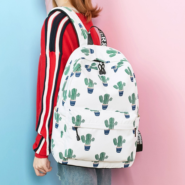 cactus print backpack