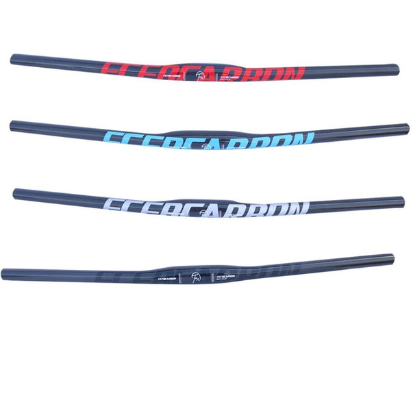 FCFB carbon handlebar red blue black sliver Mountain Bike Carbon Bicycle Handlebar Flat Handle Bar MTB Handlebars 740 760