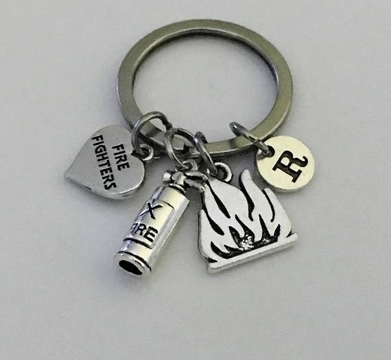 firefighter keychain