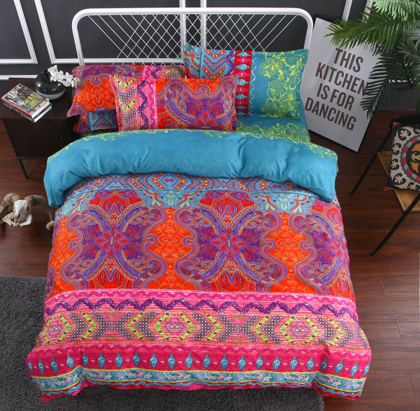 Mandala sun doona duvet cover Indian twin bohemian bedding comforter quilt cover 