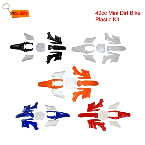 Weiße Verkleidung Für Orion Mini Dirt Bike - 7-teilig Für 47-49cc 2-Takt Motoren