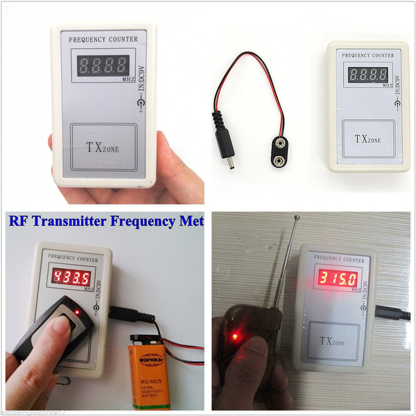 Remote Control Frequency Counter RF Detector Tester Checker for Auto Car Meter 